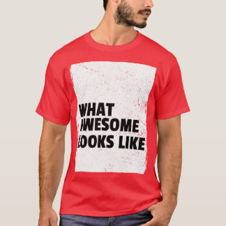 Camiseta Qual É O Aspecto Incrível