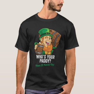 Camiseta QUAL É O SEU PADDY DIA DE SÃO PATRÍCIO FELIZ Cláss