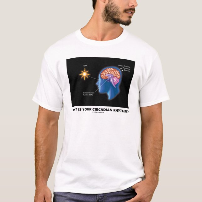 Camiseta Qual É O Seu Ritmo Circadiano? (Frente)