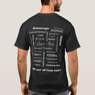 Camiseta Qual é o seu sonho de casa? (cor mais escura, part