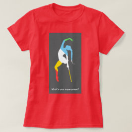 Camiseta Qual é o seu superpoder? Mês do Orgulho da Deficiê