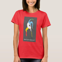 Camiseta Qual é o seu superpoder? Mês do Orgulho da Deficiê