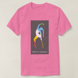 Camiseta Qual é o seu superpoder? Mês do Orgulho da Deficiê