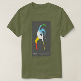 Camiseta Qual é o seu superpoder? Mês do Orgulho da Deficiê