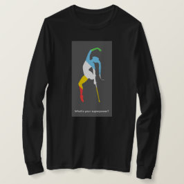Camiseta Qual é o seu superpoder? Mês do Orgulho da Deficiê