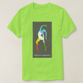 Camiseta Qual é o seu superpoder? Mês do Orgulho da Deficiê