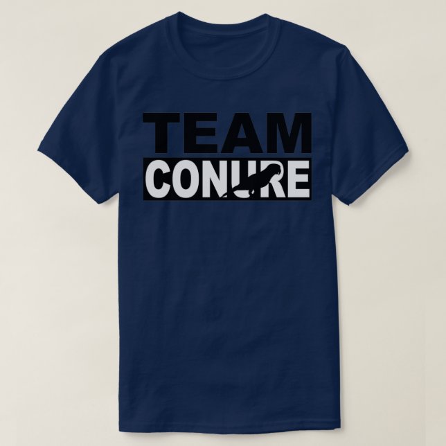 Camiseta Qual Equipe você está no Team Conure um sonho orig (Frente do Design)