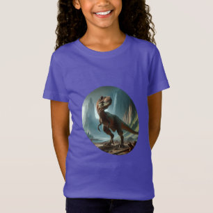 Camiseta "Qual era aquele barulho?" Dino Girl