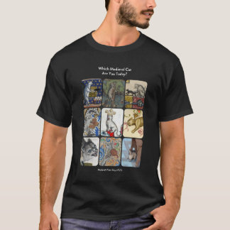 Camiseta Qual Gato Medieval Você Está Hoje? - Hilarious Au