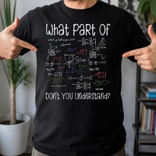 Camiseta Qual Parte Das Equações Você Não Entende Matemátic