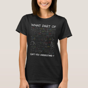 Camiseta Qual Parte De Não Entende Piadas De Matemática