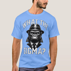 Camiseta Qual Sigma Meme Irônico Cota de Rotação Cerebral P