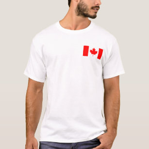 Camiseta Qualidade de bandeira do Canadá