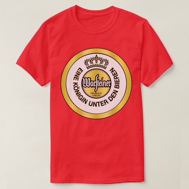 Camiseta Qualidade por Warsteiner Verum Dourado T (Frente do Design)