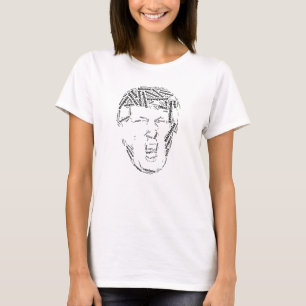 Camiseta Qualidades de Trump - Palavras - Anti-Trump -