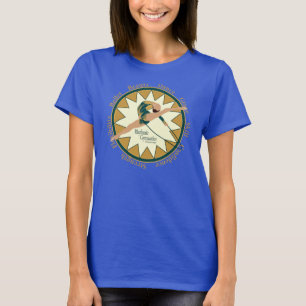 Camiseta Qualidades de um t-shirt rítmico da estrela do