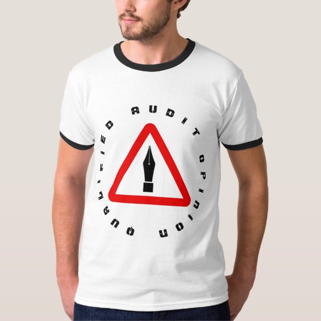Camiseta "Qualified Audit Opinion" Topo (Frente)