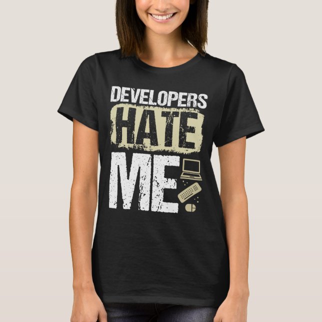 Camiseta Quality Assurance Code Tester QA Engineering (Frente)