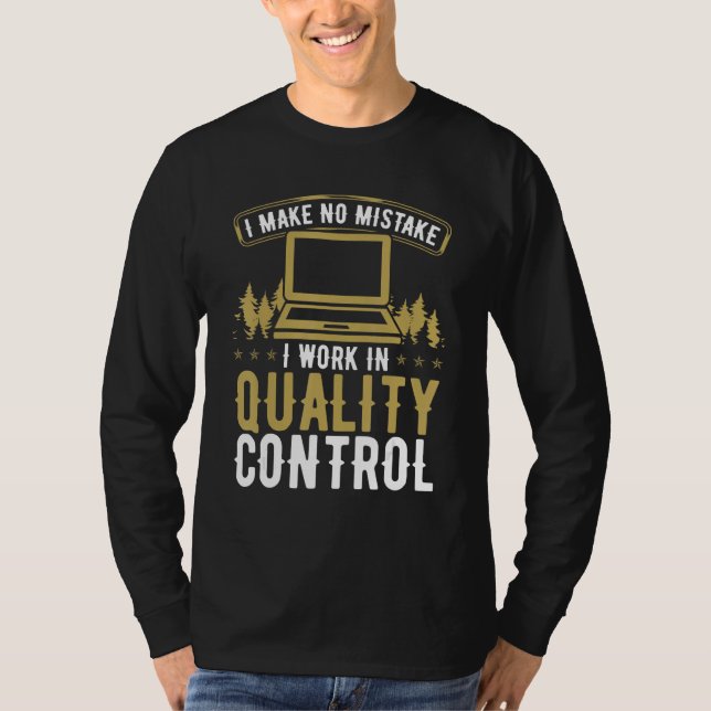 Camiseta Quality Assurance Engineering Mistakes QA Engineer (Frente)