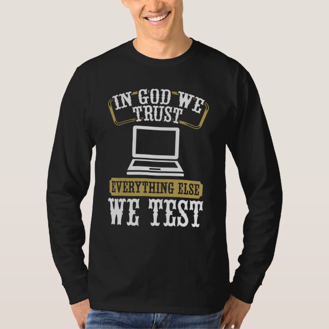 Camiseta Quality Assurance QA Engineering Code Testing Deve (Frente)