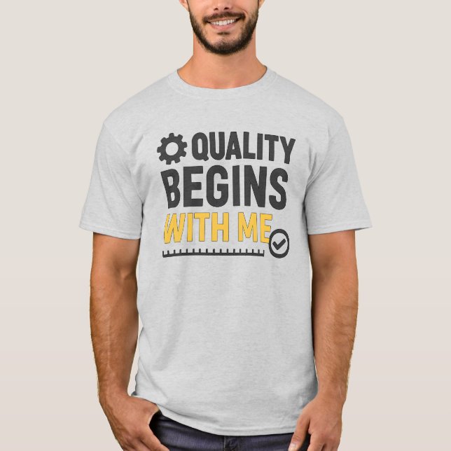 Camiseta Quality Begins With Me Positive Workplace Culture (Frente)