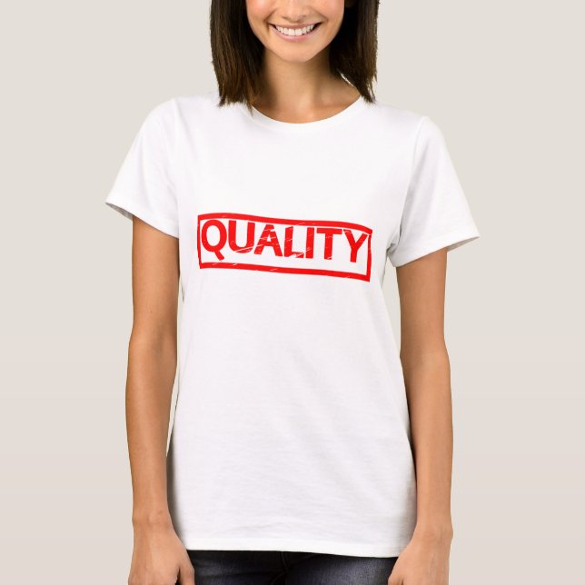 Camiseta Quality Stamp (Frente)