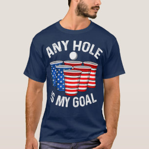 Camiseta Qualquer Buraco É Minha Cerveja Gol Pong 4 de jul