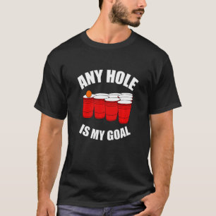 Camiseta Qualquer Buraco É O Meu Jogo De Bebendo De Bong Da
