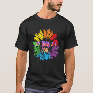 Camiseta Qualquer Buraco é um Gol Humor Adulto Bissexual Bi