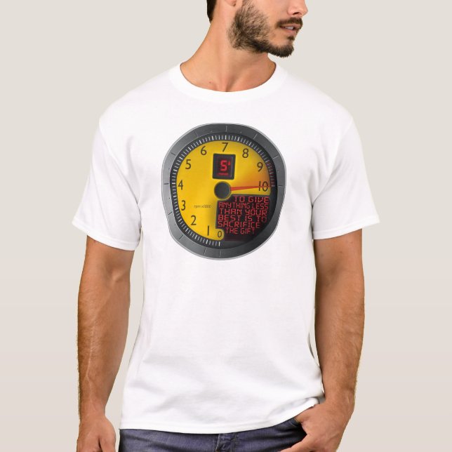 Camiseta Qualquer coisa menos do que seu melhor (Frente)