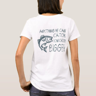 Camiseta Qualquer Coisa Que Ele Pode Pegar Eu Posso Pegar M