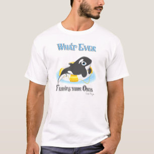 Camiseta Qualquer Coisa Que Flutuar Sua Baleia Orca