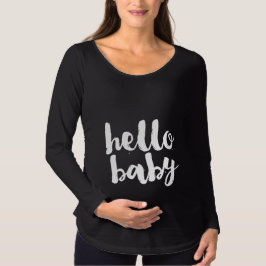 Camiseta Qualquer cor White Hello Baby