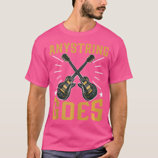 Camiseta Qualquer Corda Passa Por Violão Acústico