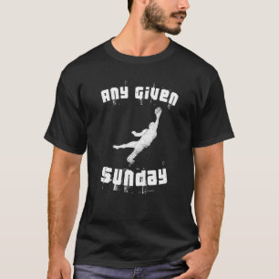 Camiseta Qualquer Fã de Futebol de Domingo, Partido Regular
