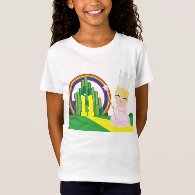 Camiseta QUALQUER IDADE Glinda de Oz BIRTHDAY GIFT manutenç (Frente)