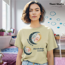 Camiseta Qualquer Idade Vintage Celestial Pajama Aniversári