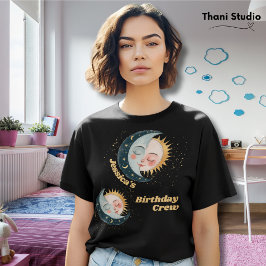 Camiseta Qualquer Idade Vintage Celestial Pajama Aniversári