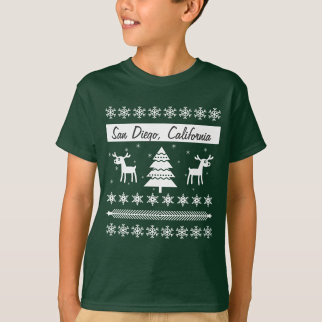 Camiseta Qualquer nome da cidade, doce doce de Natal (Frente)