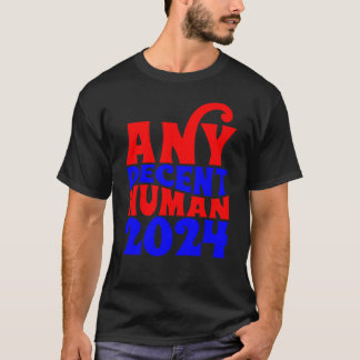 Camiseta Qualquer T-shirt Humana Decente 2024