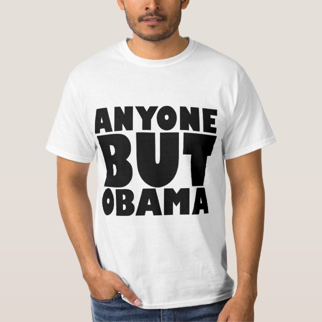 Camiseta Qualquer um mas t-shirt de Obama (Frente)