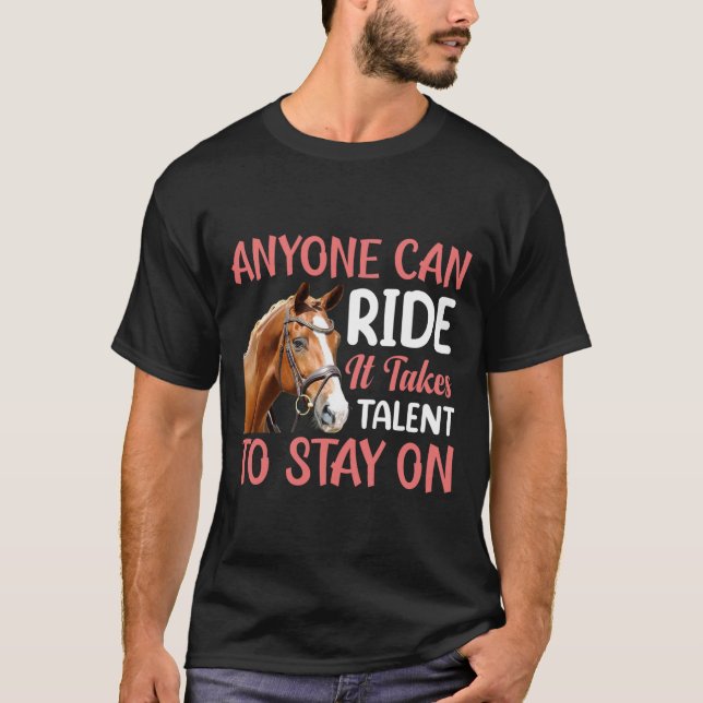 Camiseta Qualquer Um Pode Andar Que Ele Precisa De Talento  (Frente)