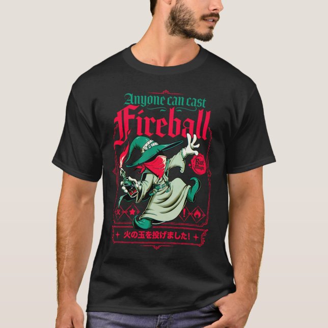 Camiseta Qualquer Um Pode Fazer O Assistente Do Fireball Mo (Frente)