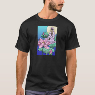 Camiseta Quan Yin (Kuan Yin) em Lotus