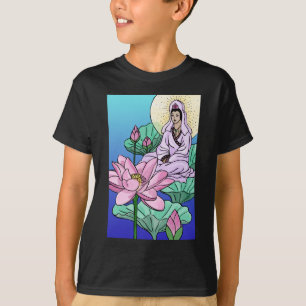 Camiseta Quan Yin (Kuan Yin) no Lotus