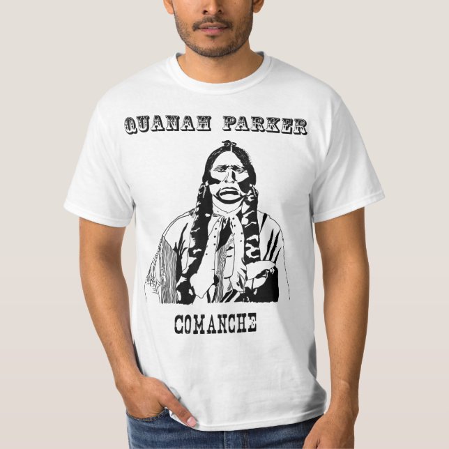 Camiseta Quanah Parker Comanche Indians Americanos nativos  (Frente)