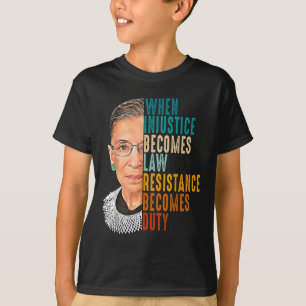 Camiseta Quando a Injustiça se Torna Lei a Resistência se T