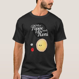 Camiseta Quando A Peppe Encontra Roni Pepperoni Pizza 1