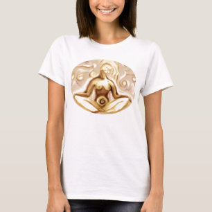 Camiseta Quando a respiração vagueia a mente igualmente