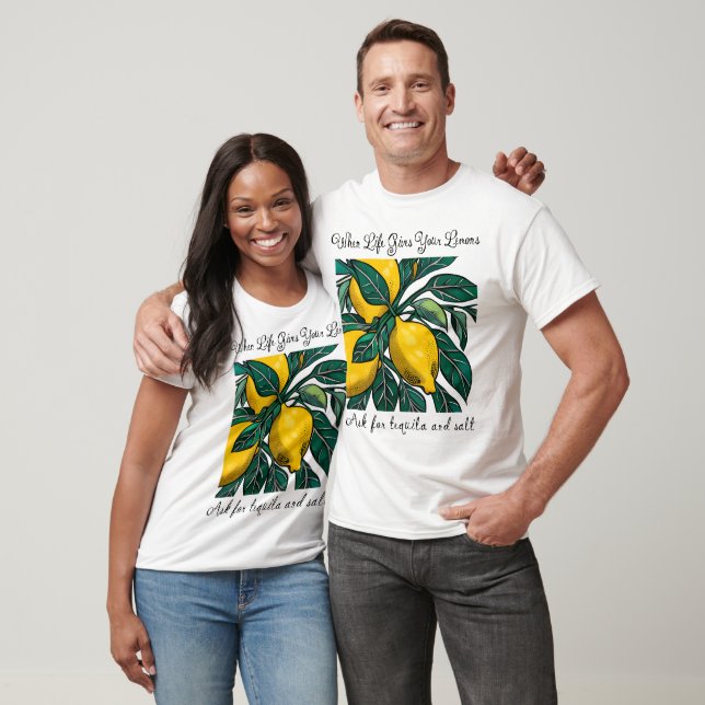 Camiseta Quando a vida dá seus limões (Unissex)